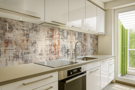 Küchenrückwand Betonoptik