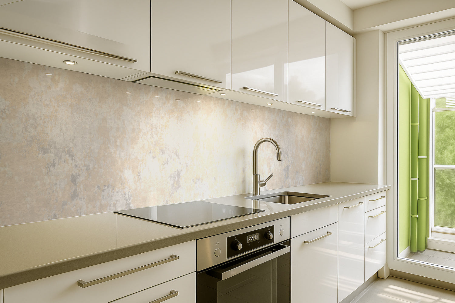 Küchenrückwand Betonoptik