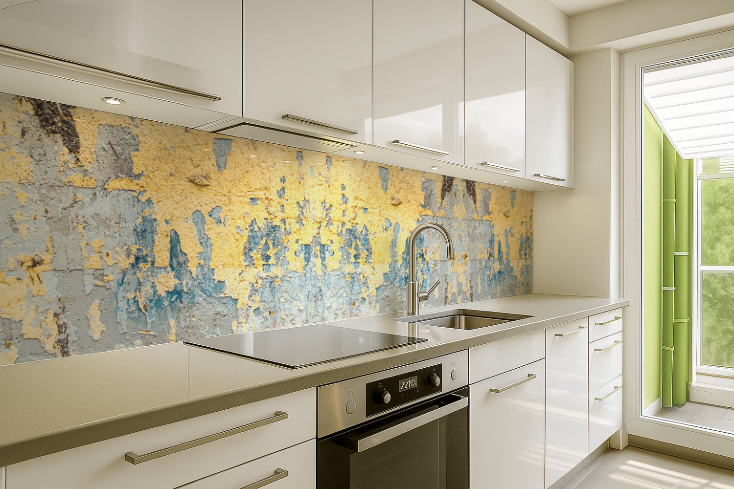 Küchenrückwand Betonoptik