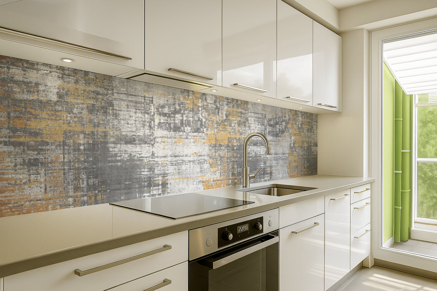 Küchenrückwand Betonoptik