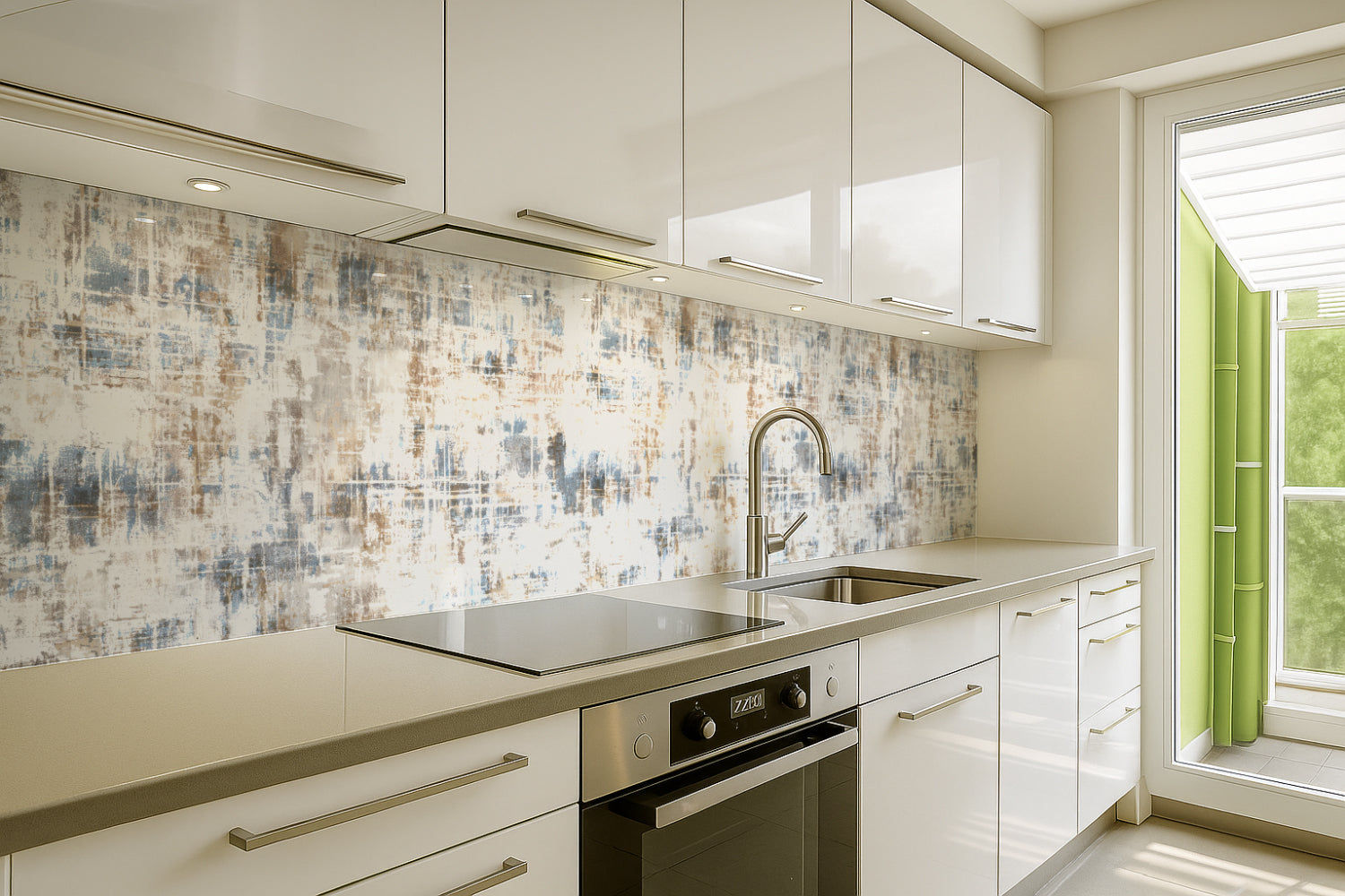 Küchenrückwand Betonoptik