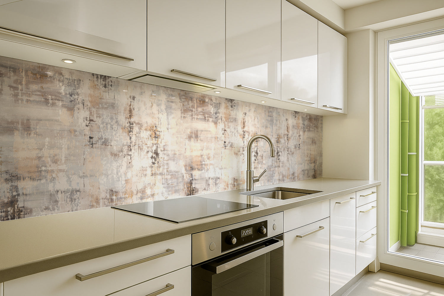 Küchenrückwand Betonoptik