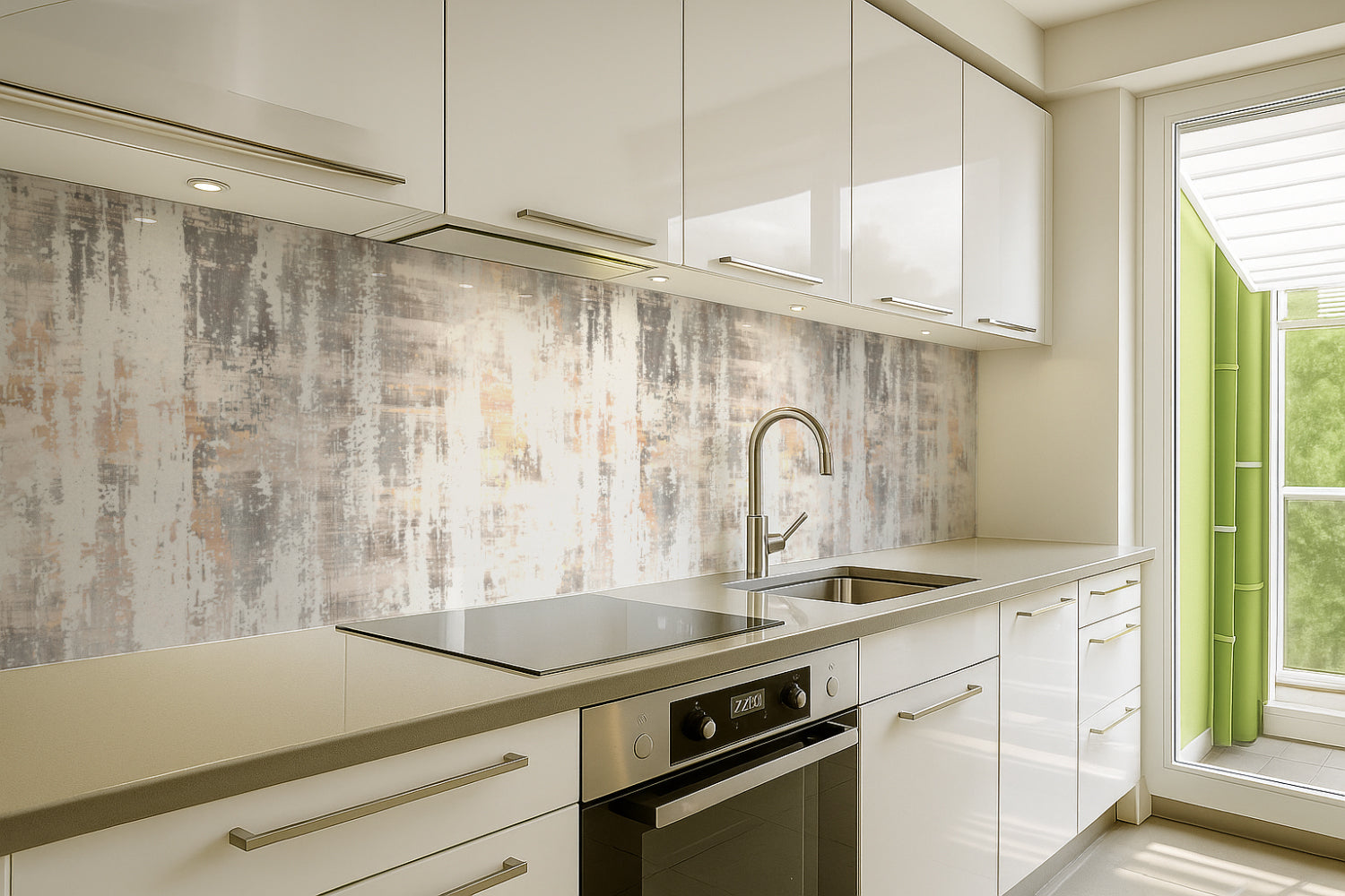 Küchenrückwand Betonoptik