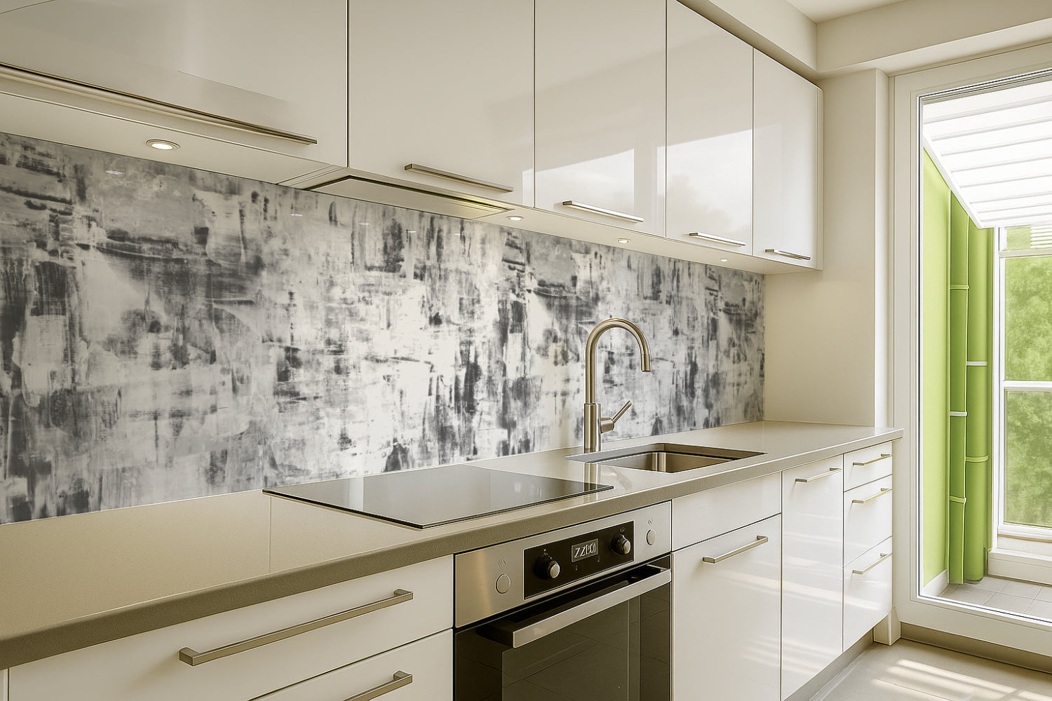 Küchenrückwand Betonoptik