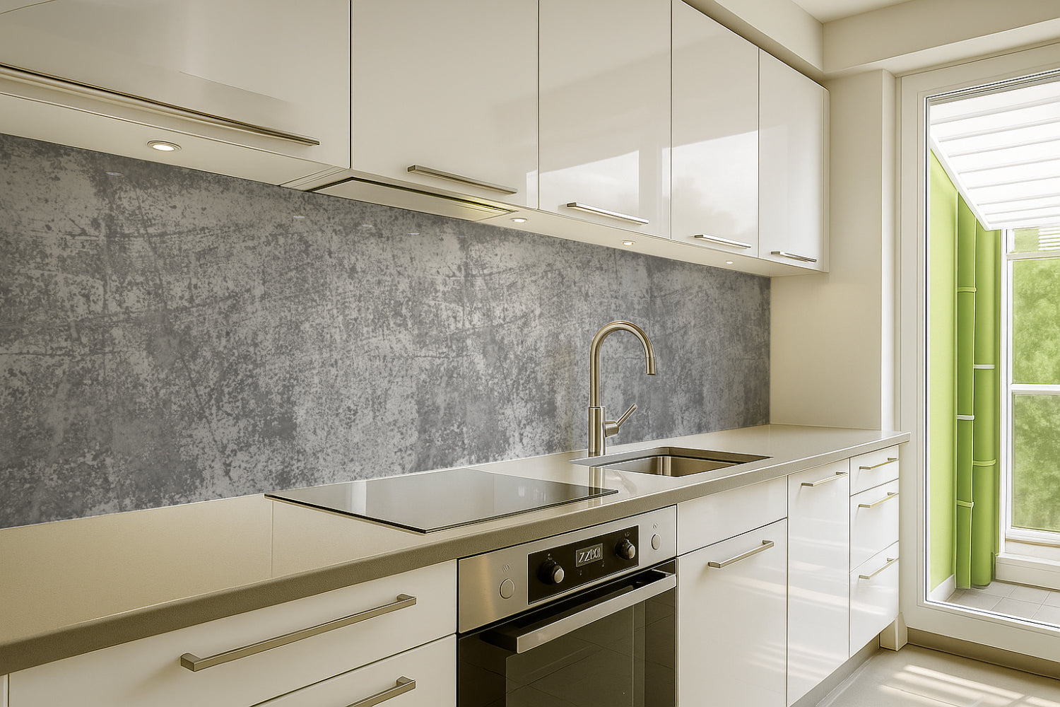 Küchenrückwand Betonoptik