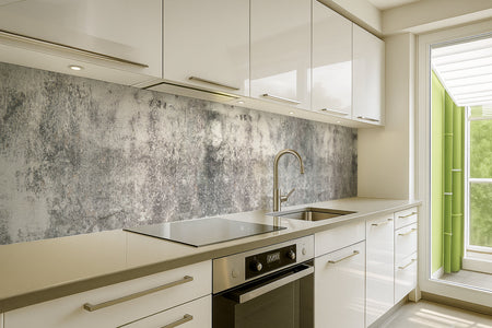 Küchenrückwand Betonoptik