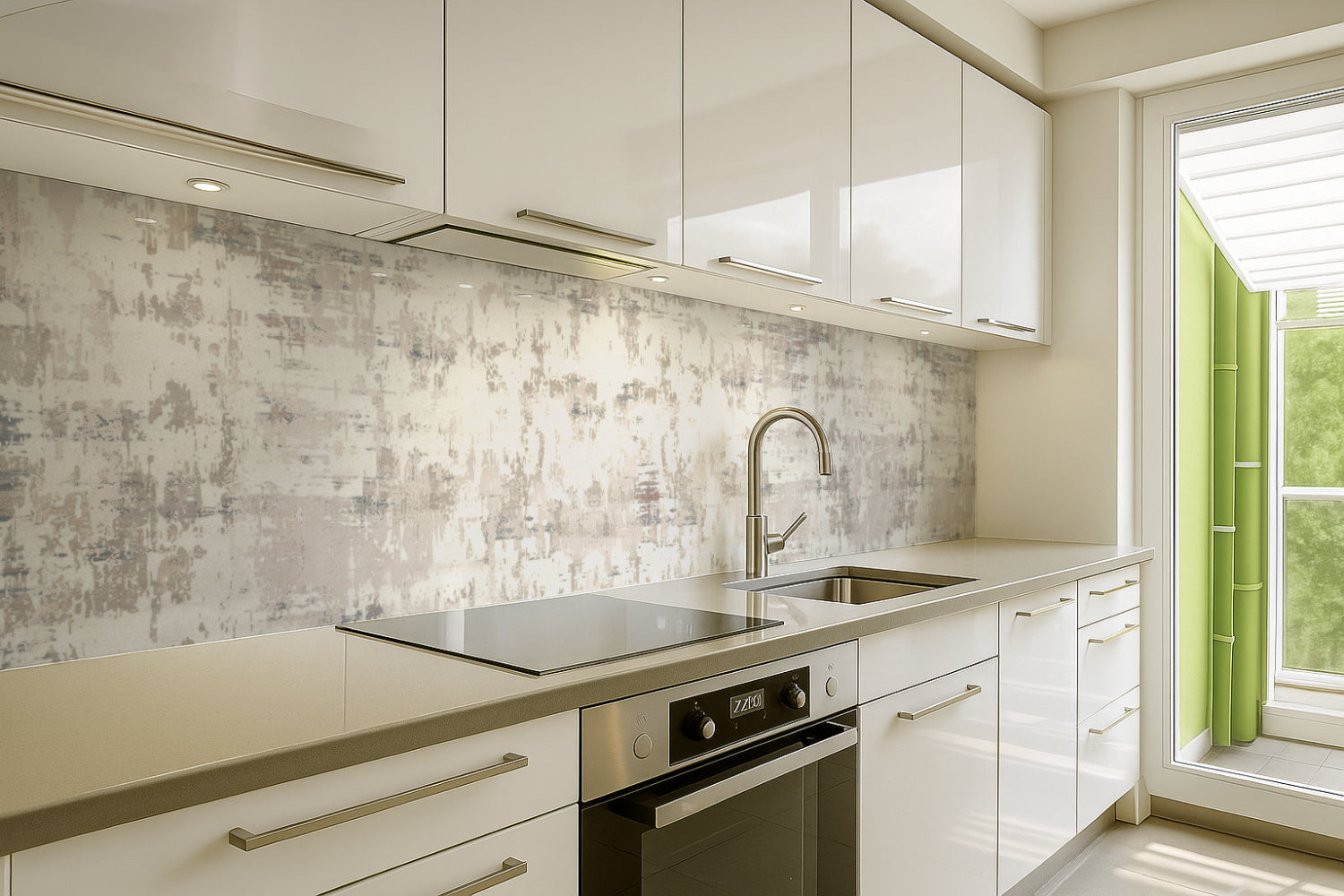 Küchenrückwand Betonoptik