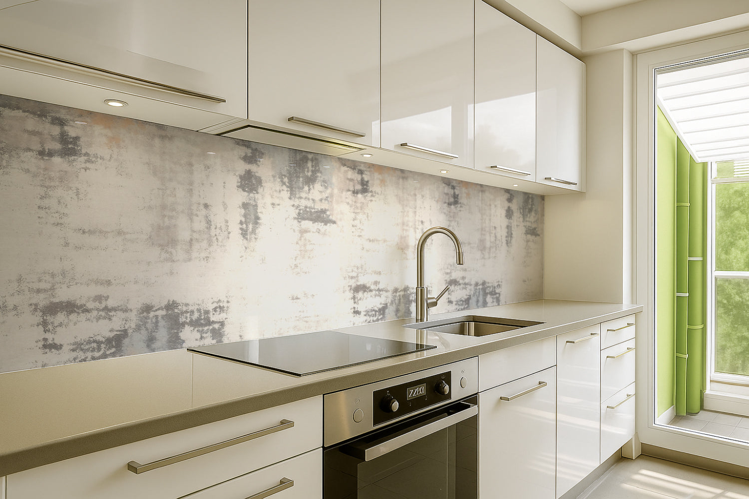 Küchenrückwand Betonoptik