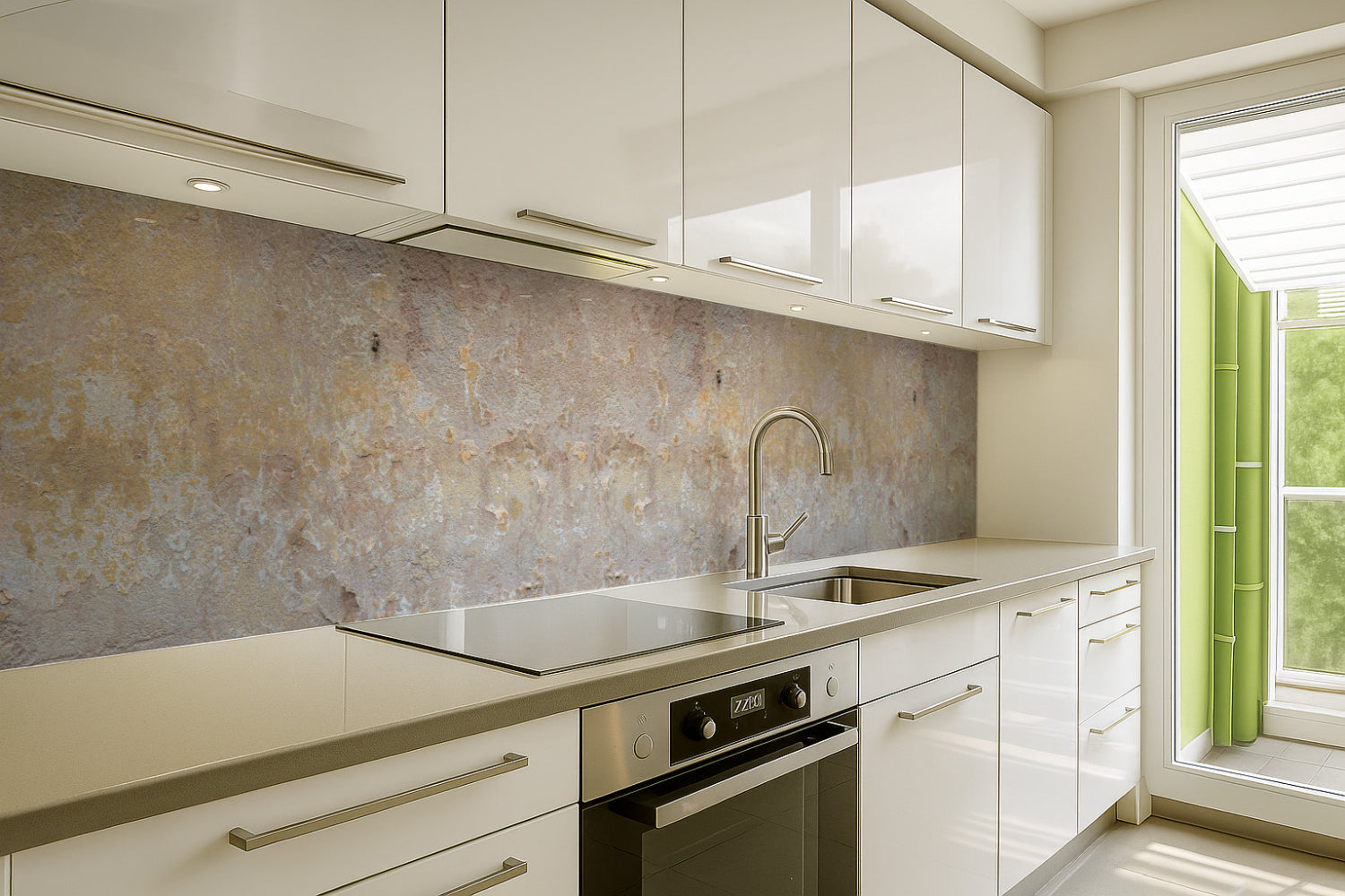 Küchenrückwand Betonoptik