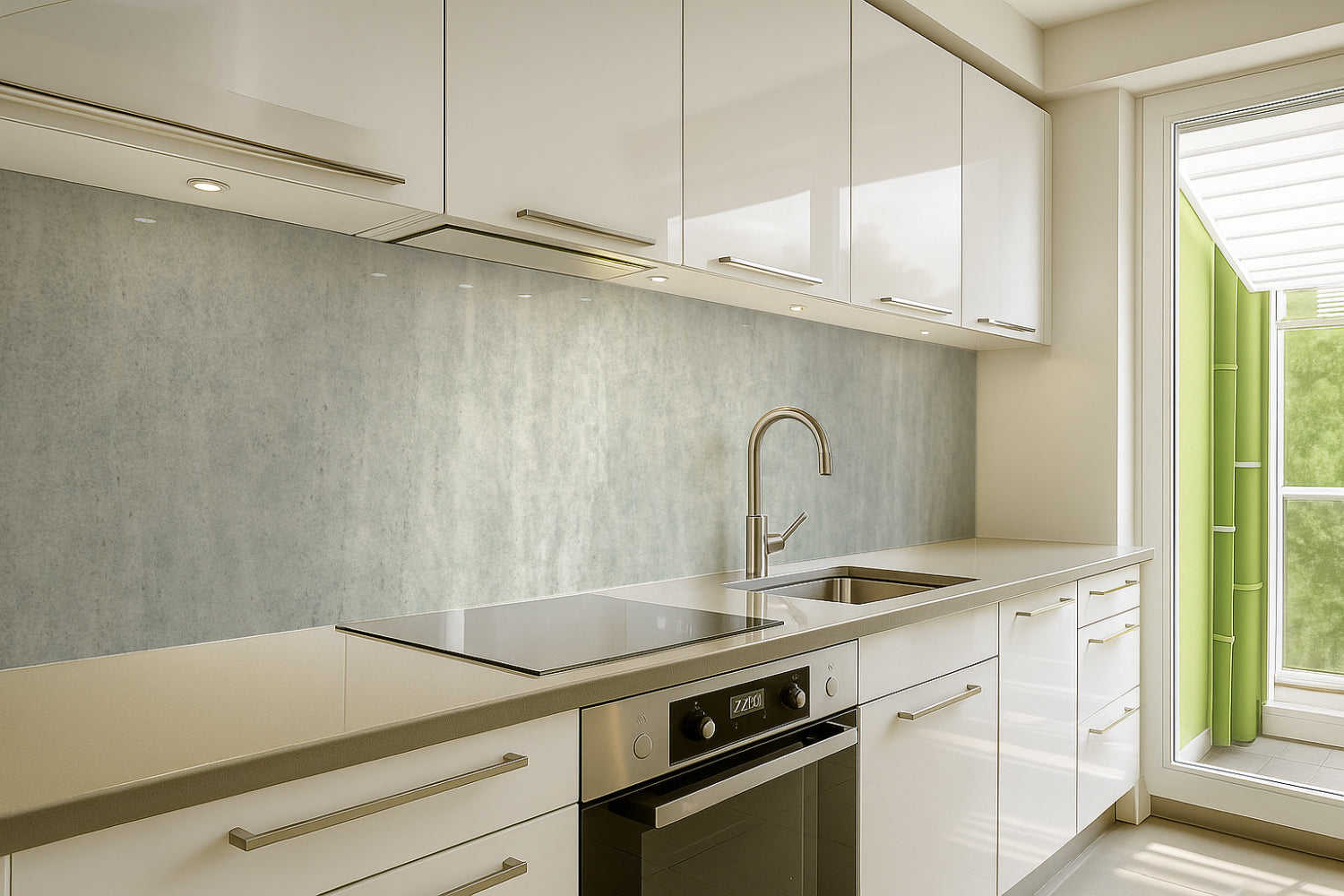 Küchenrückwand Betonoptik