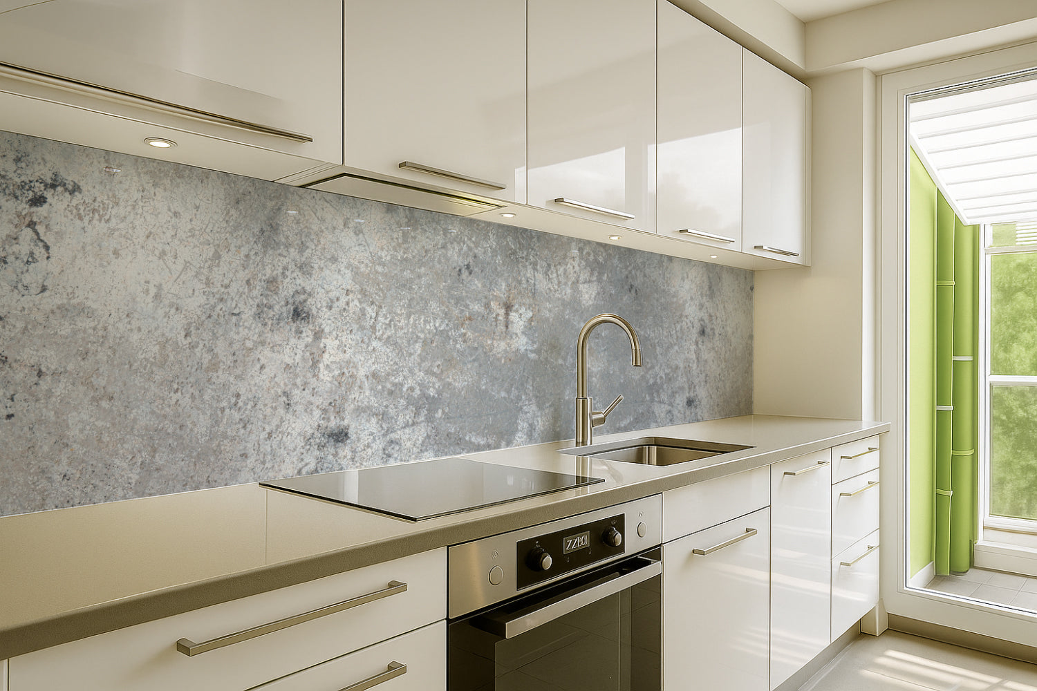 Küchenrückwand Betonoptik