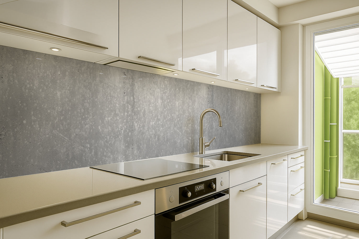 Küchenrückwand Betonoptik