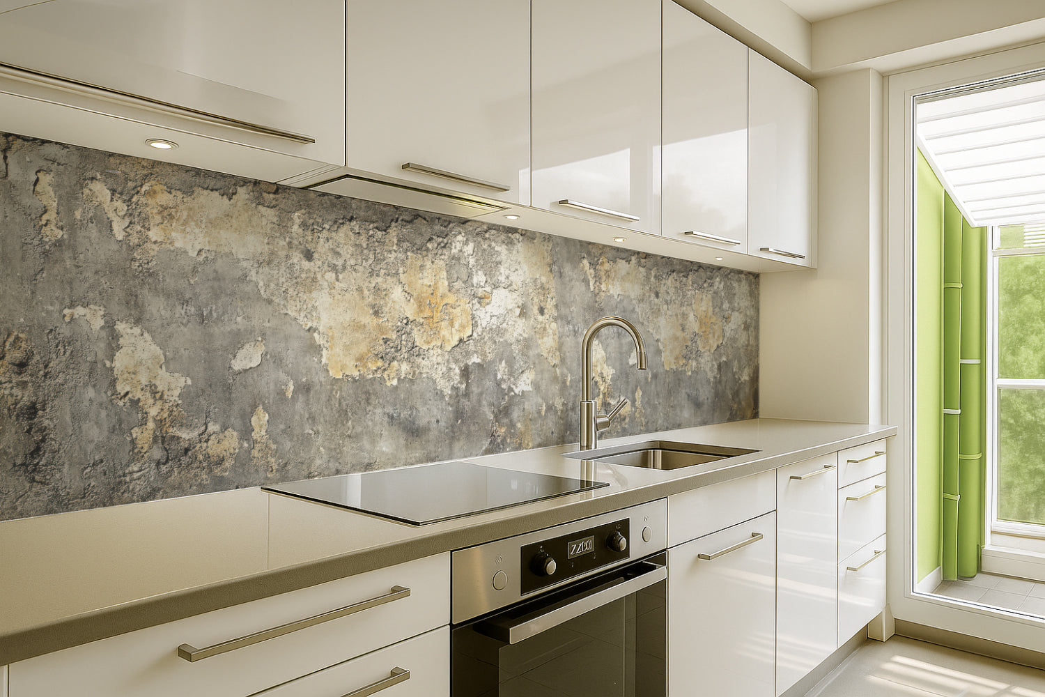 Küchenrückwand Betonoptik