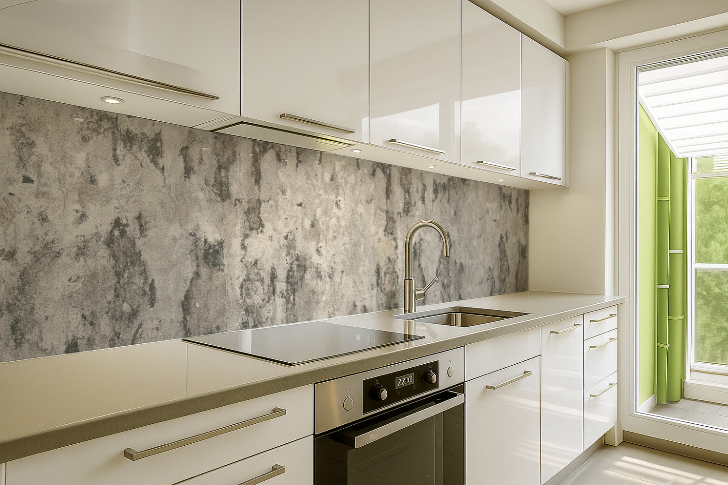 Küchenrückwand Betonoptik