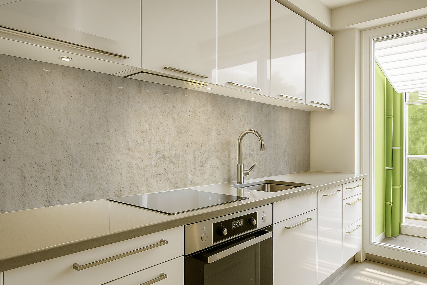 Küchenrückwand Betonoptik