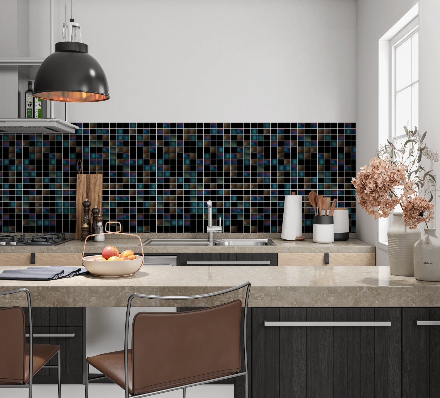 Küchenrückwand Fliesenoptik