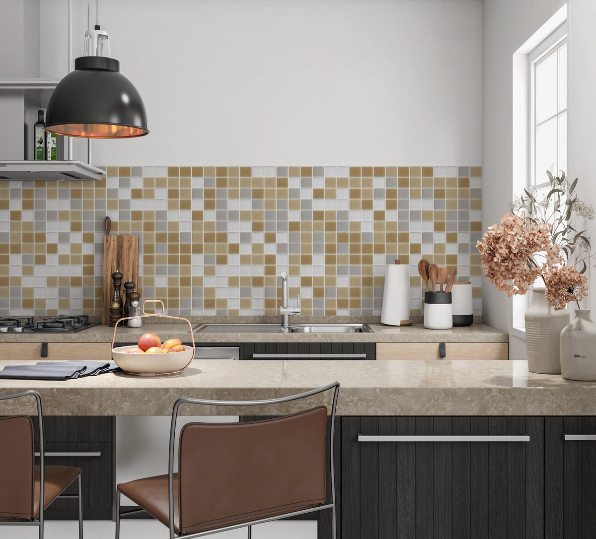 Küchenrückwand Fliesenoptik