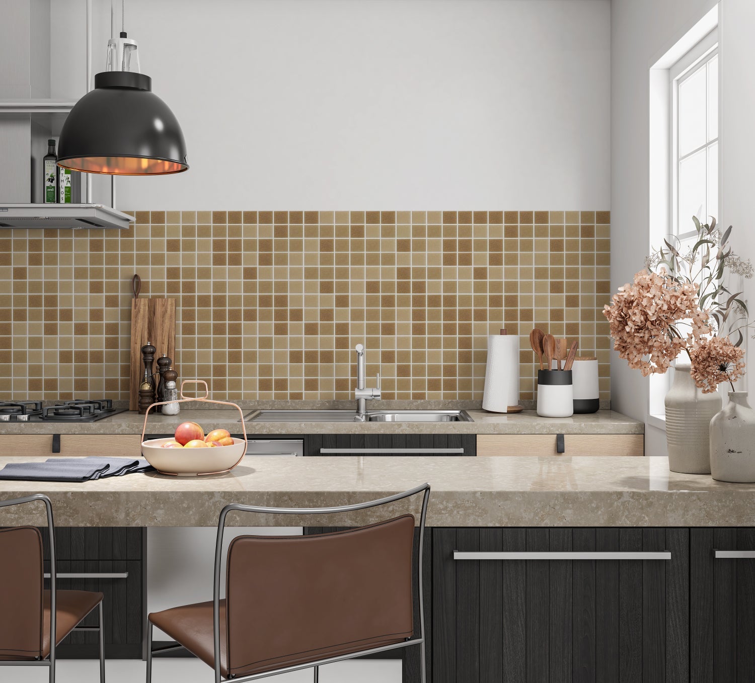 Küchenrückwand Fliesenoptik