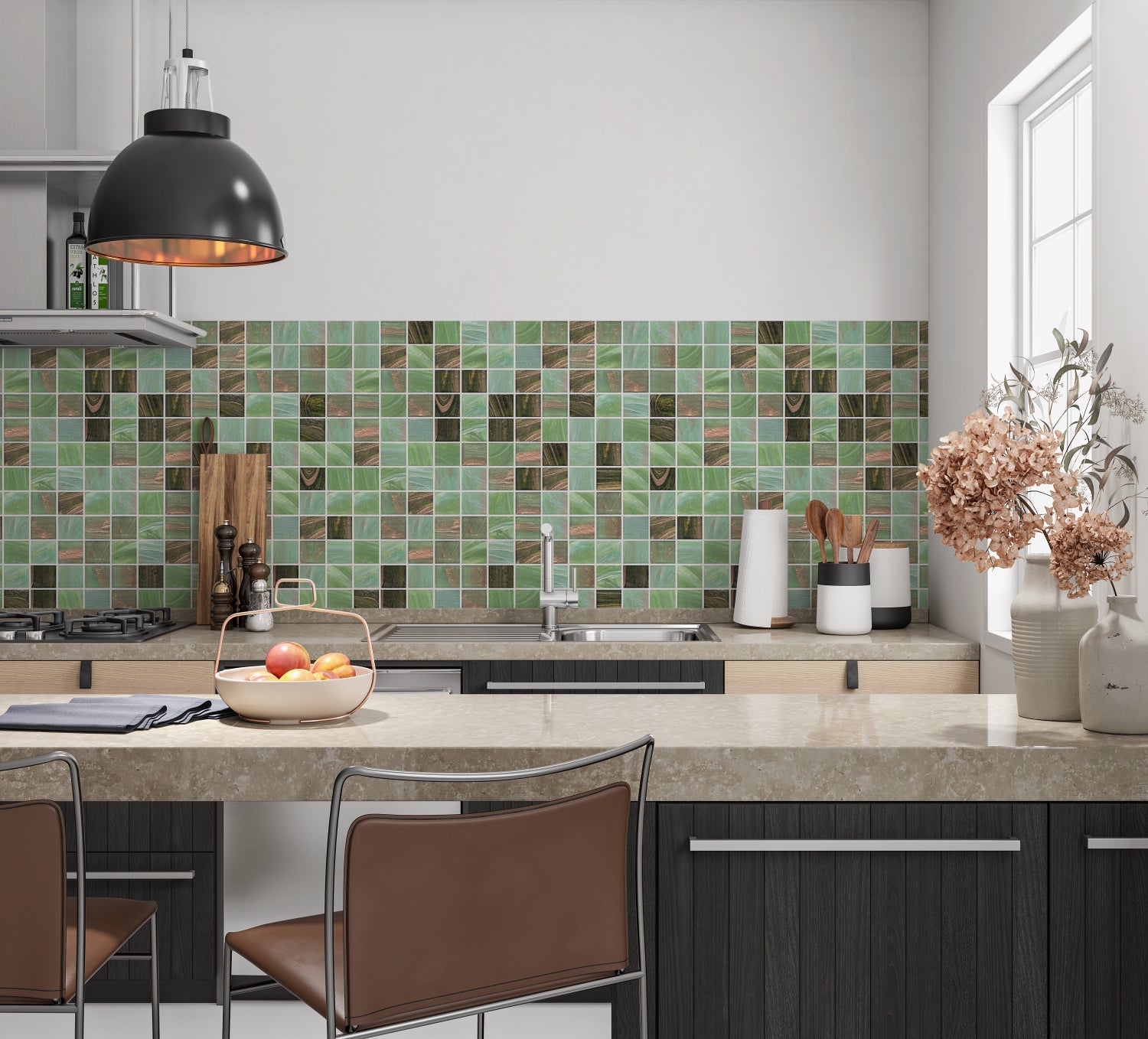 Küchenrückwand Fliesenoptik