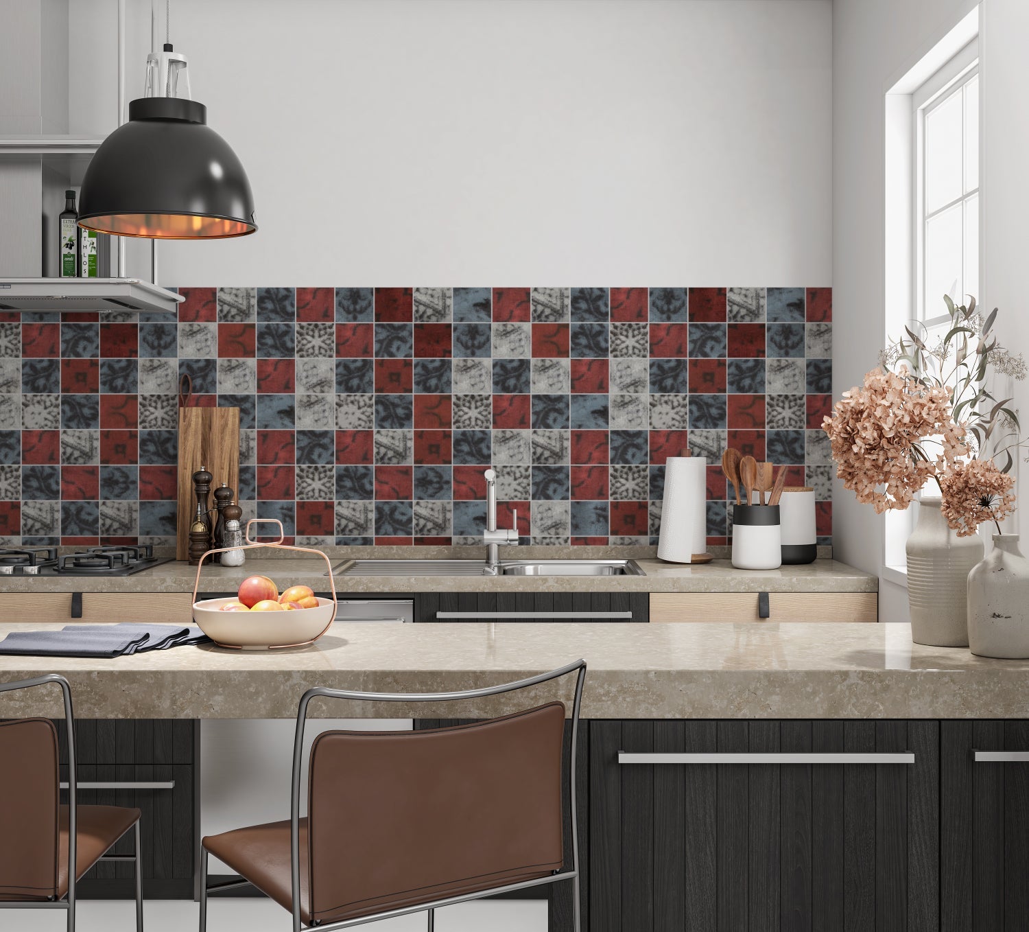 Küchenrückwand Fliesenoptik