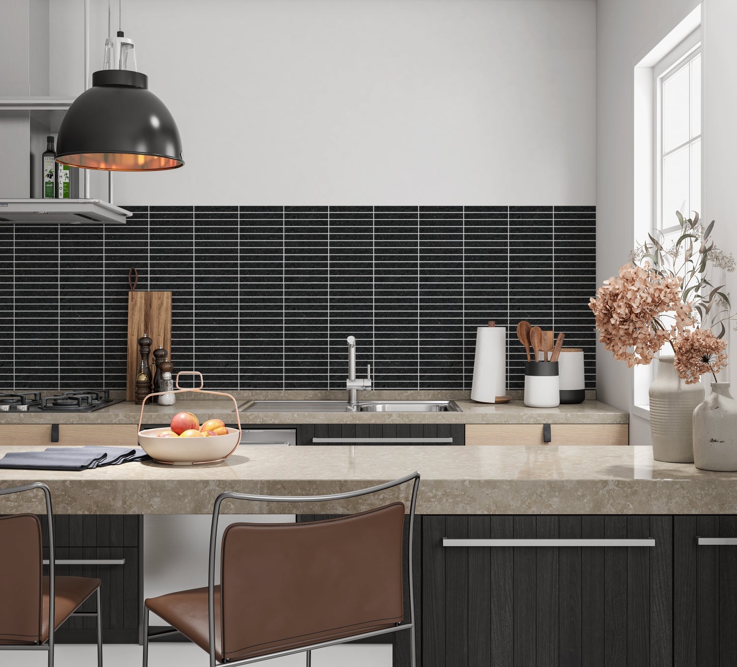 Küchenrückwand Fliesenoptik