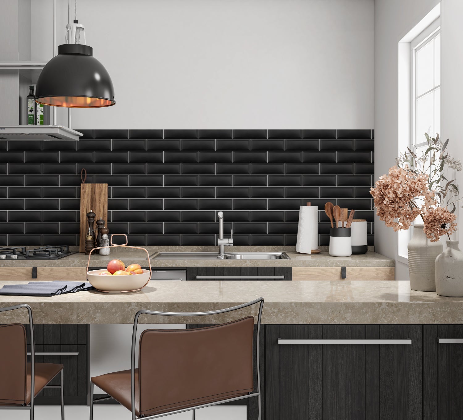 Küchenrückwand Fliesenoptik