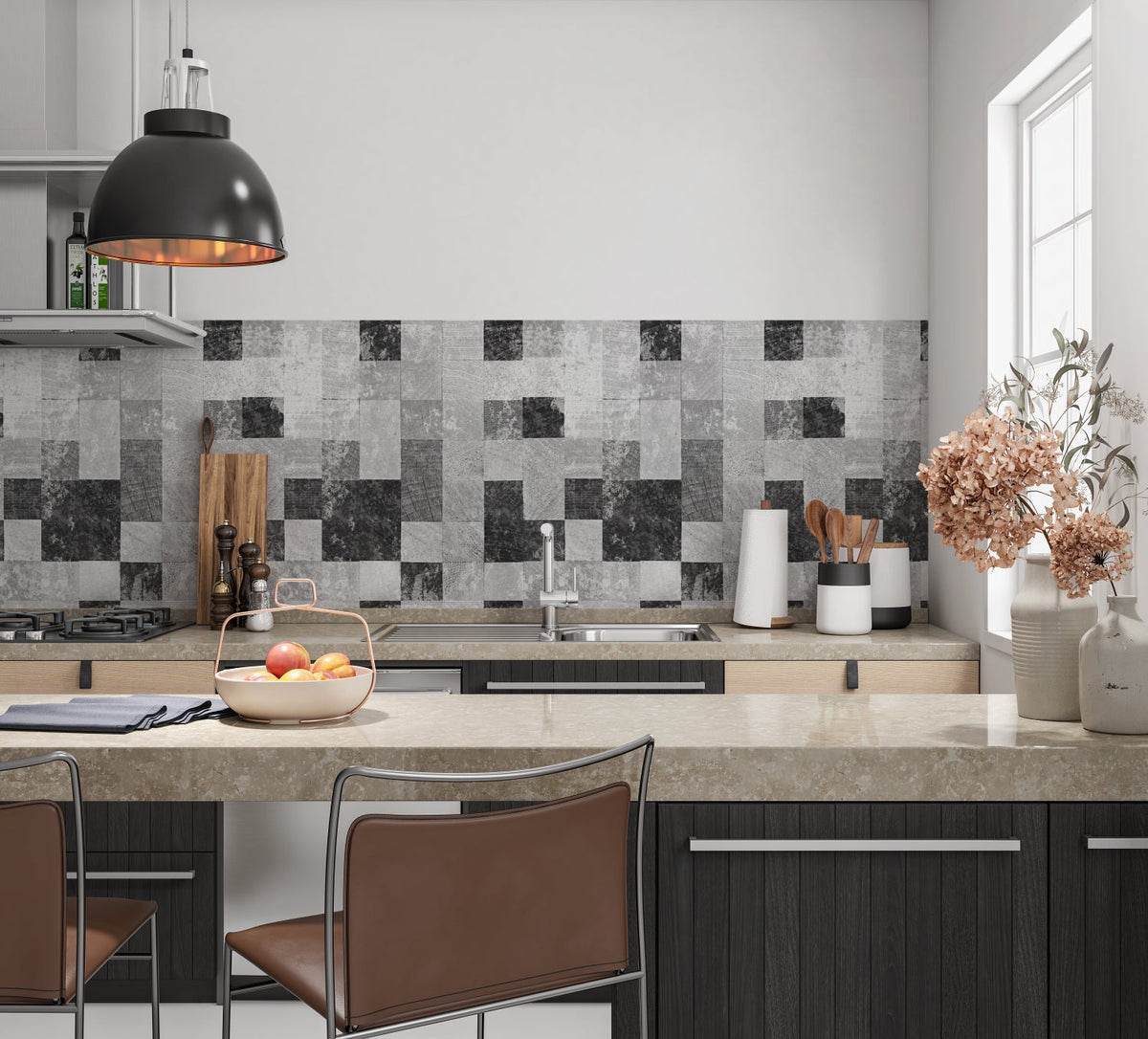 Küchenrückwand Fliesenoptik