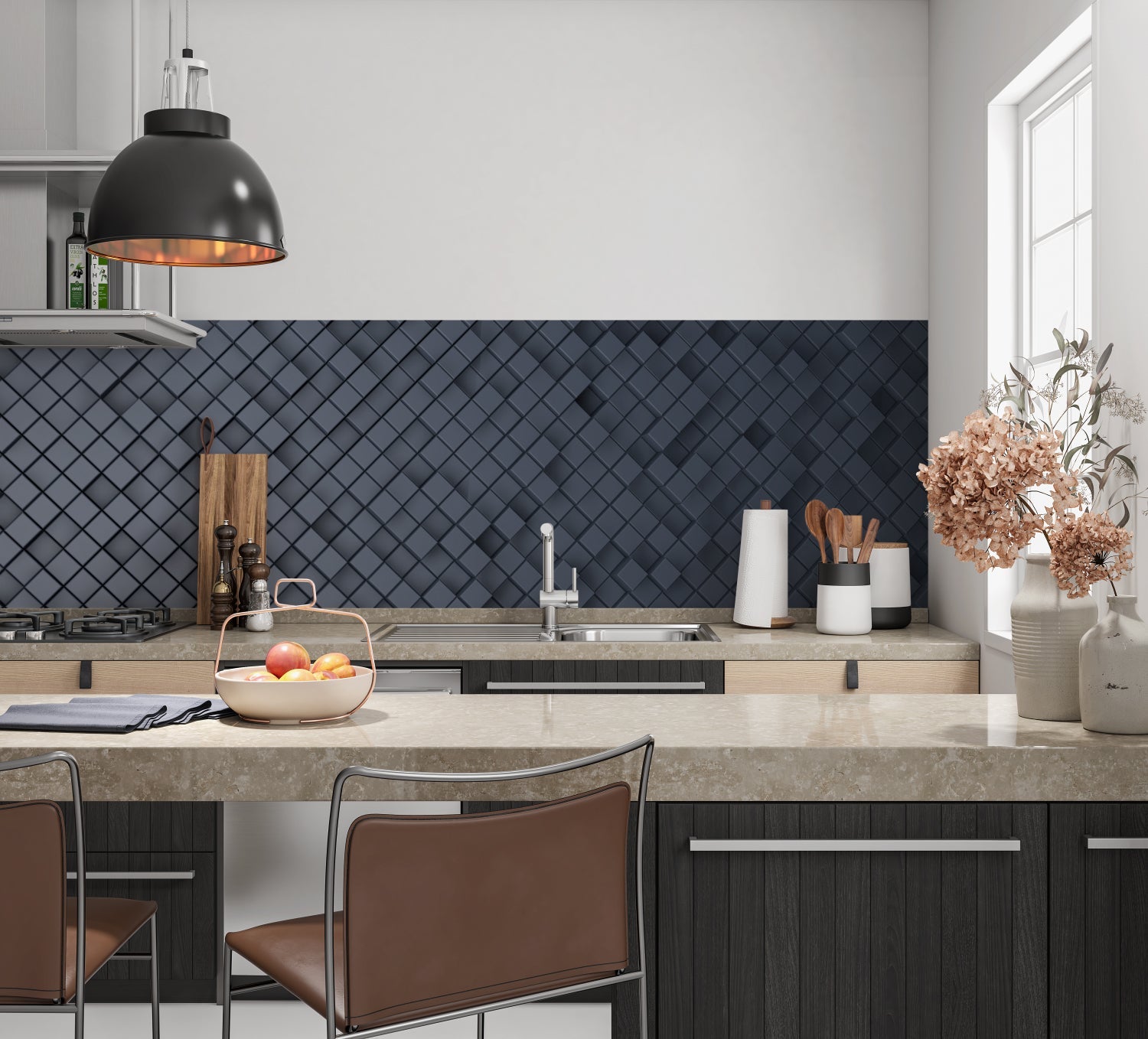 Küchenrückwand Fliesenoptik