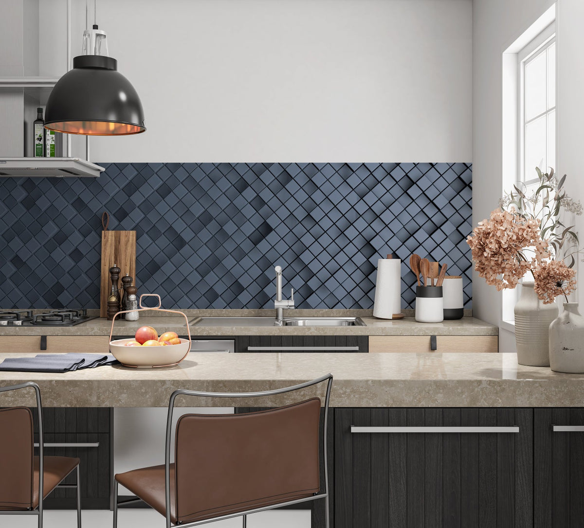 Küchenrückwand Fliesenoptik