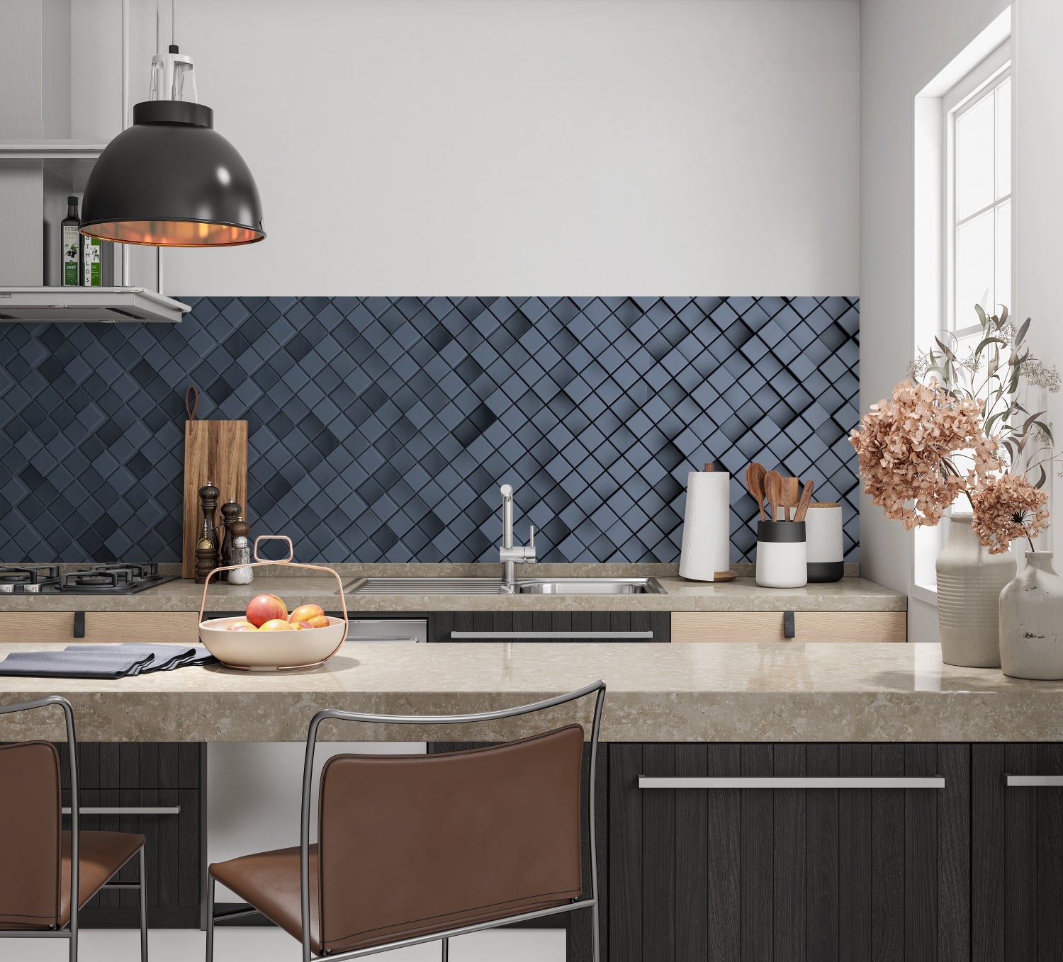 Küchenrückwand Fliesenoptik