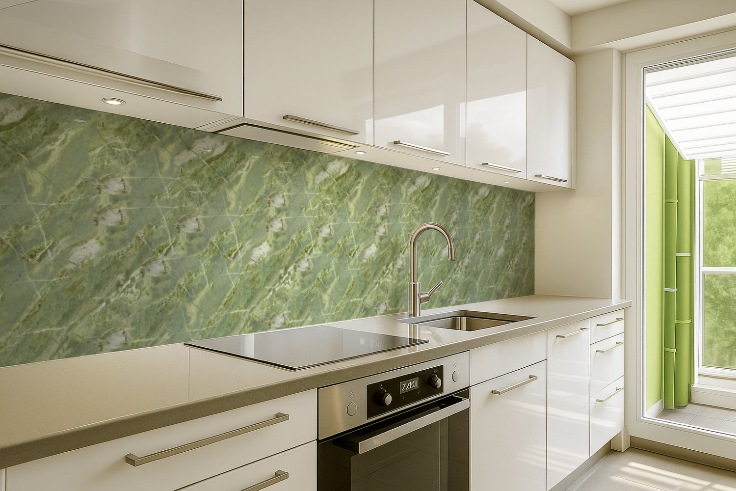 Küchenrückwand Marmoroptik