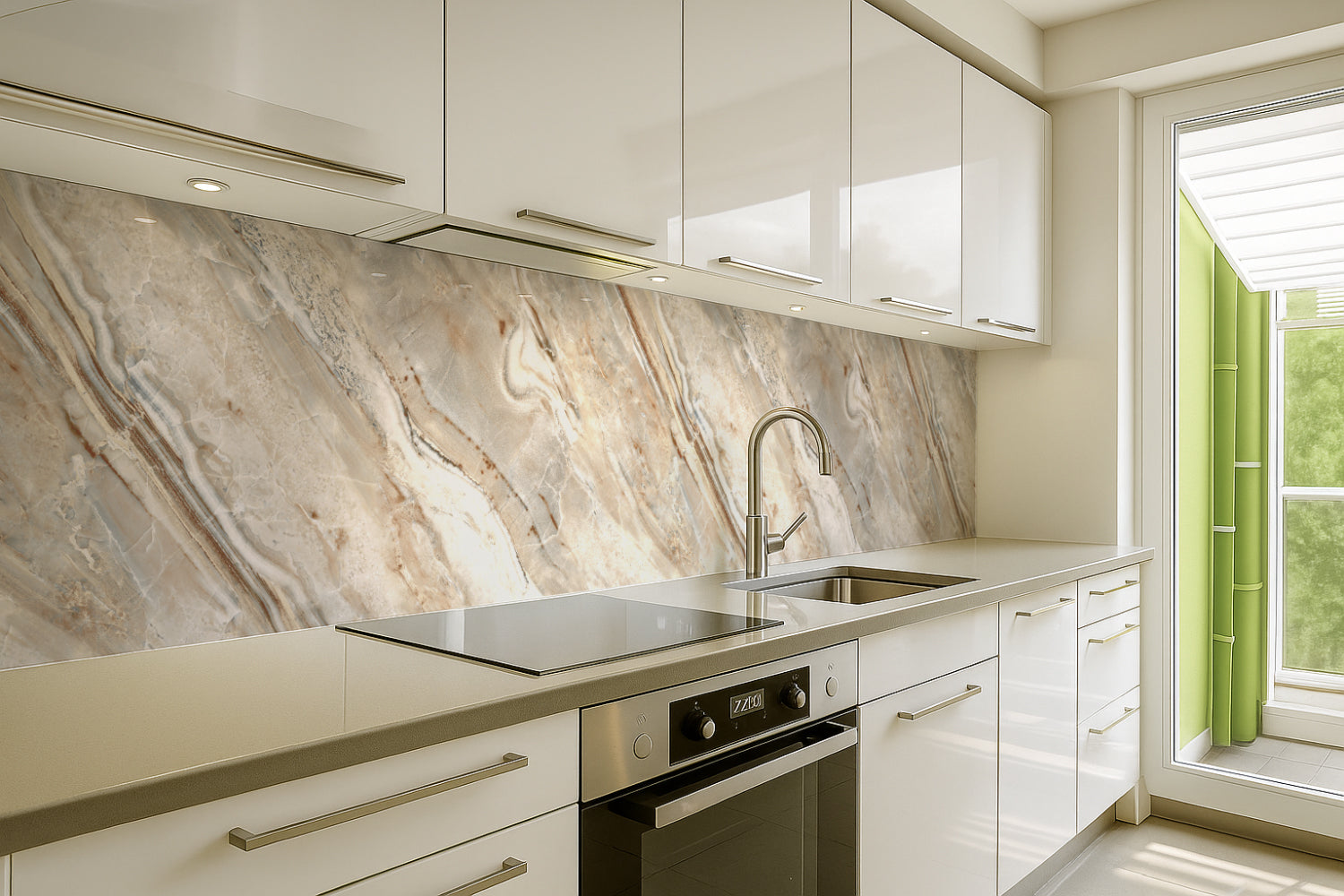 Küchenrückwand Marmoroptik