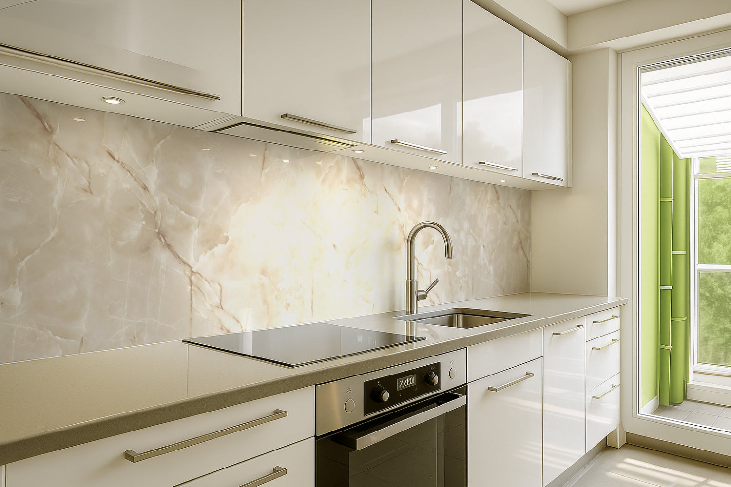 Küchenrückwand Marmoroptik