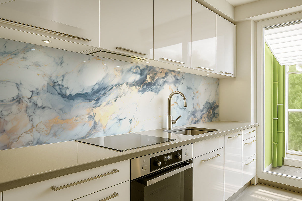 Küchenrückwand Marmoroptik