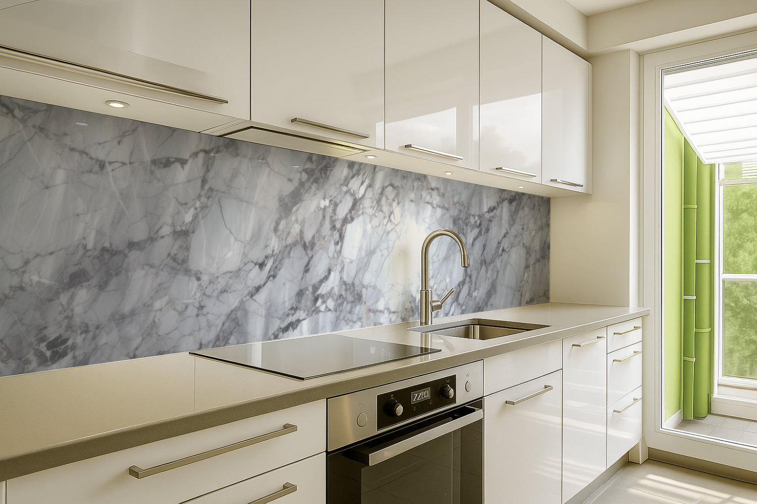 Küchenrückwand Marmoroptik