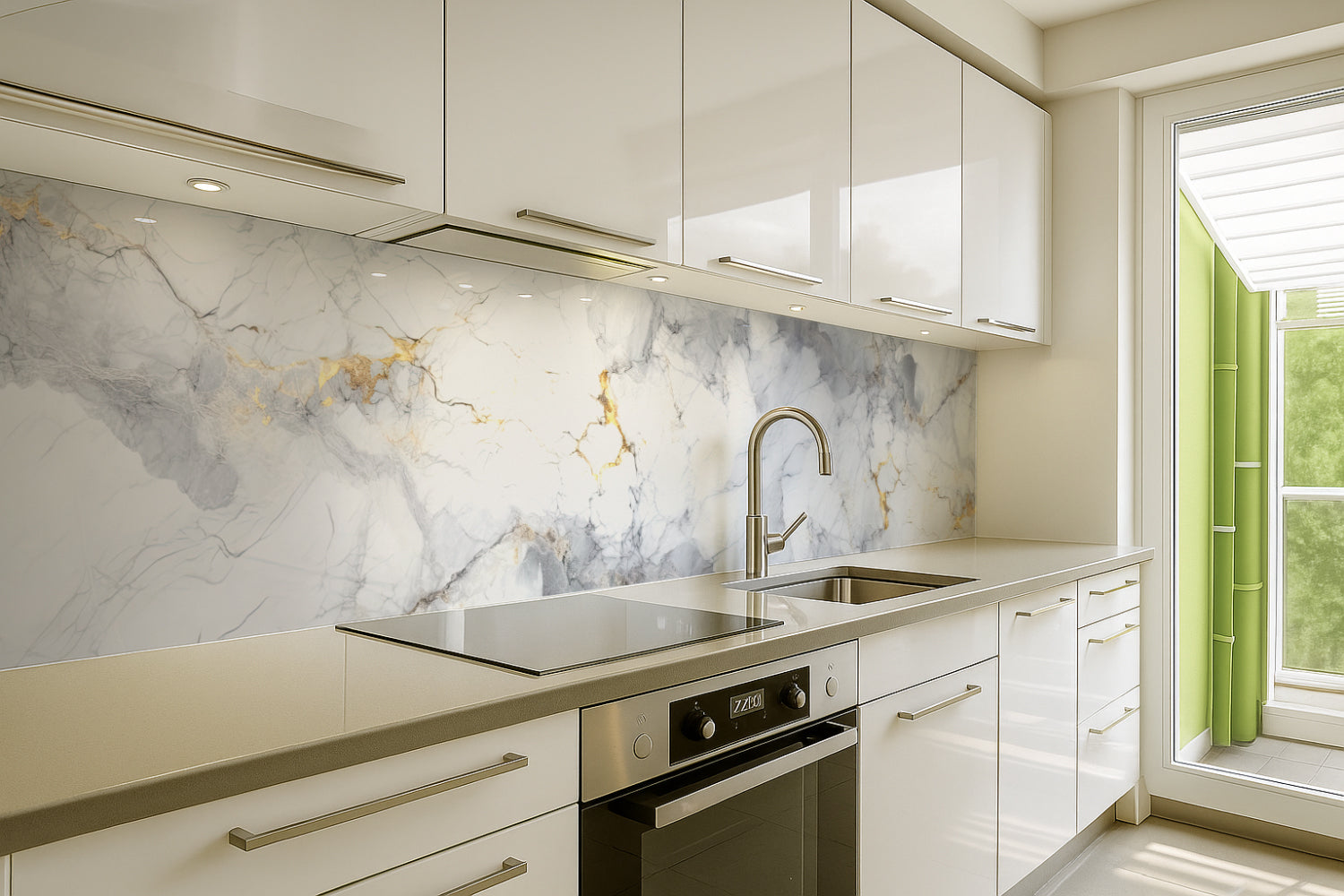 Küchenrückwand Marmoroptik