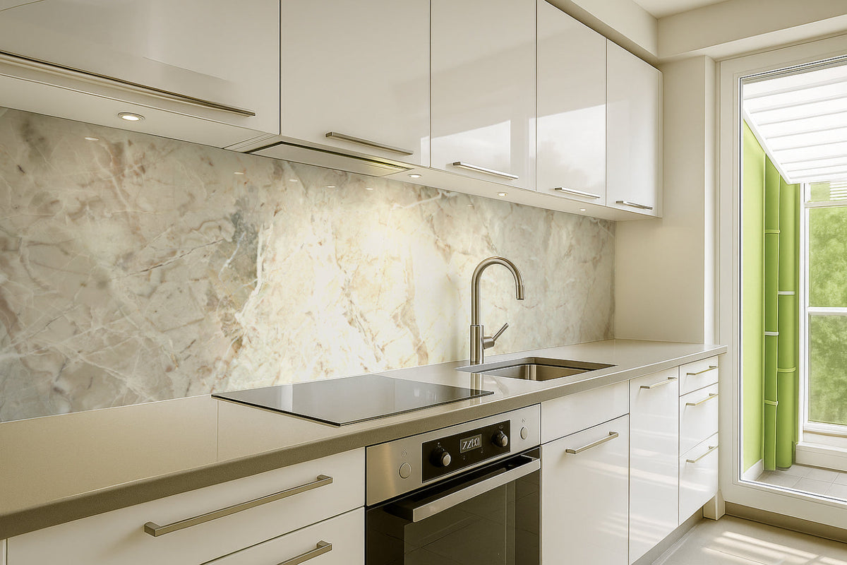 Küchenrückwand Marmoroptik