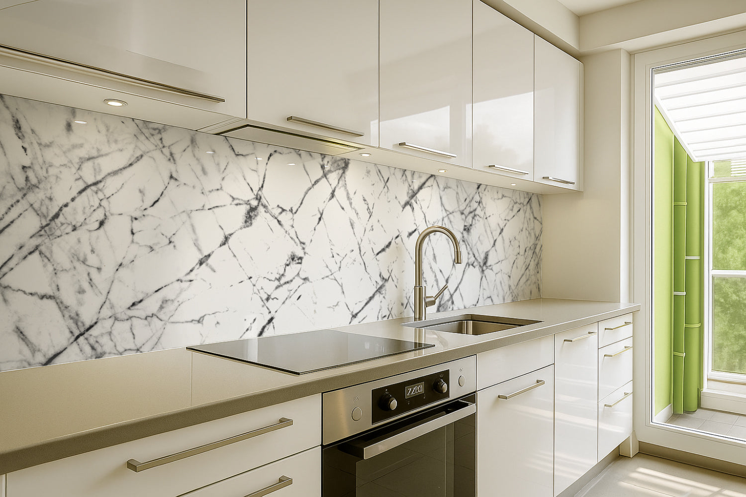 Küchenrückwand Marmoroptik