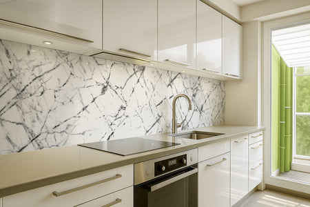 Küchenrückwand Marmoroptik