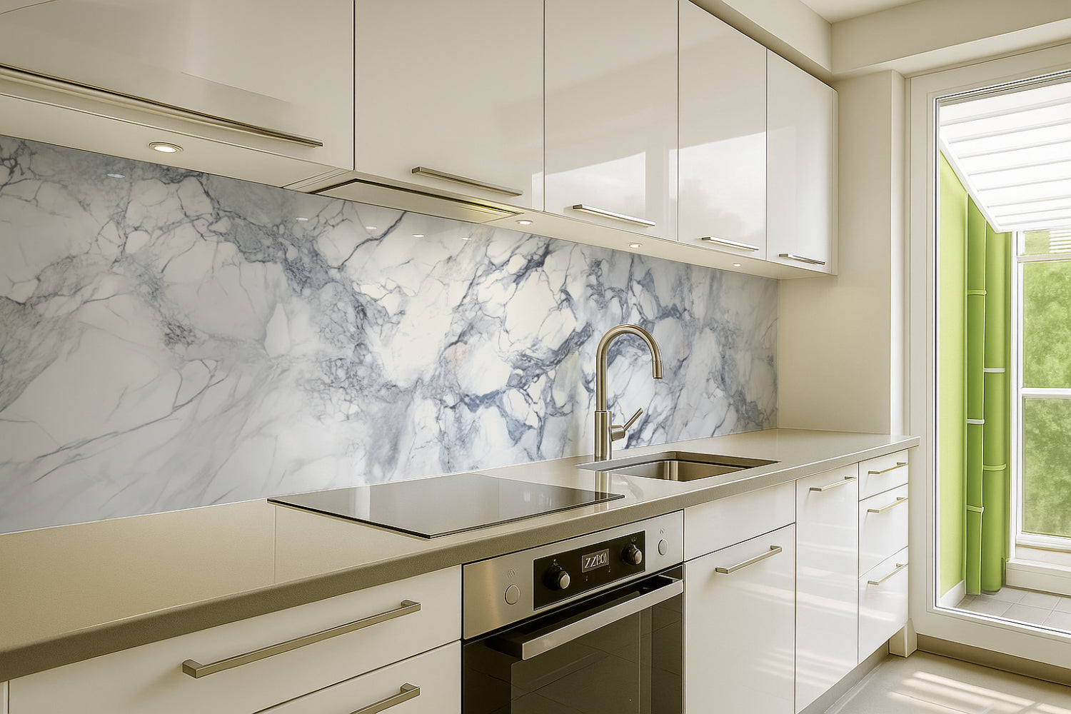 Küchenrückwand Marmoroptik