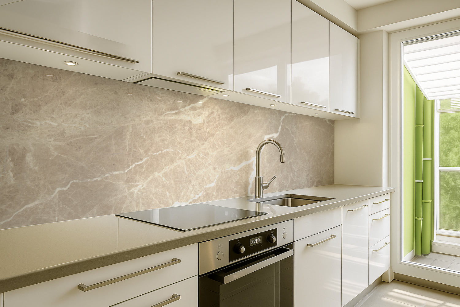 Küchenrückwand Marmoroptik