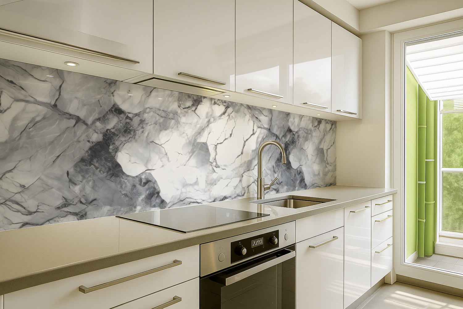 Küchenrückwand Marmoroptik