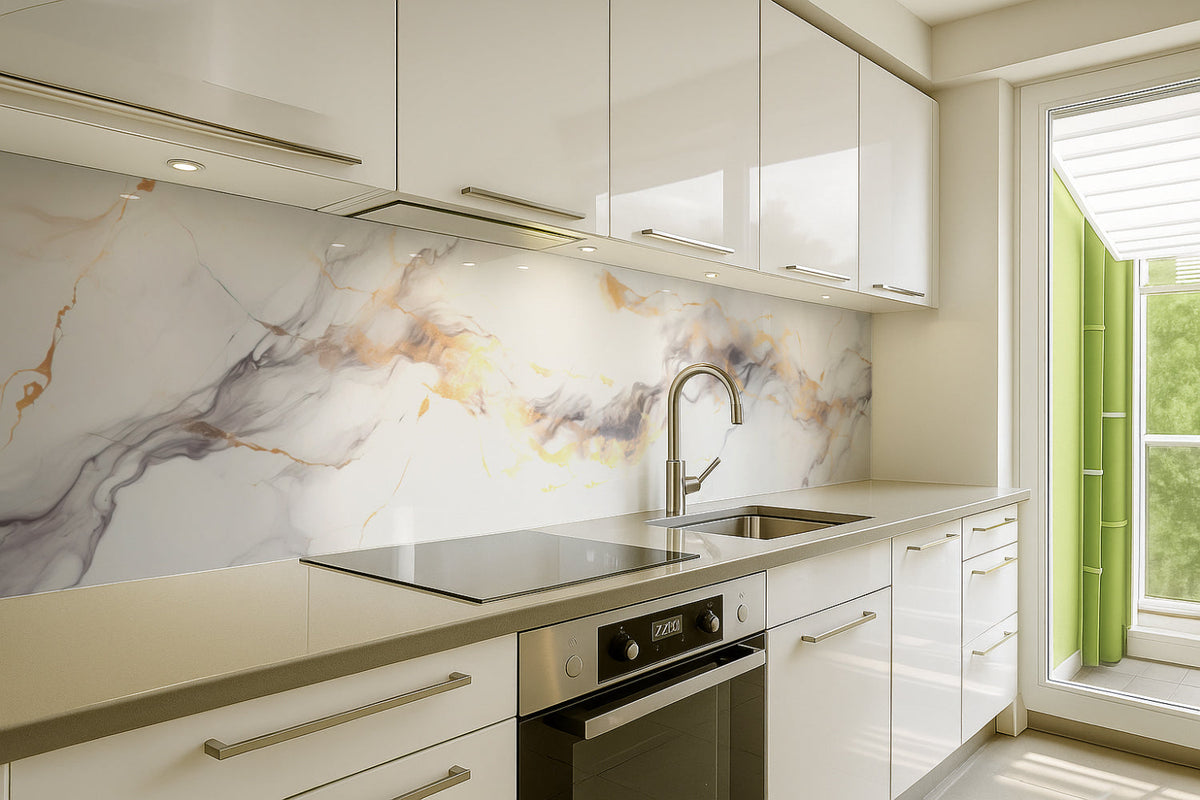Küchenrückwand Marmoroptik