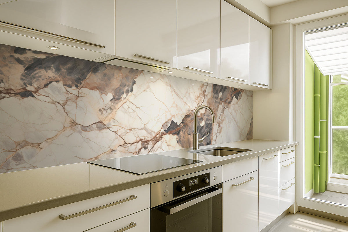 Küchenrückwand Marmoroptik