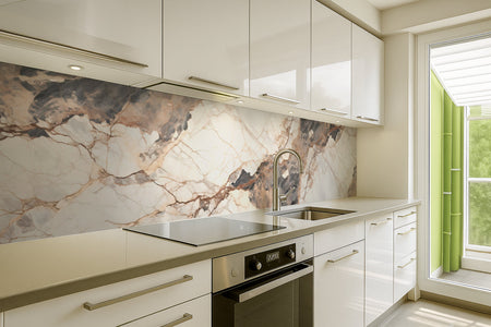 Küchenrückwand Marmoroptik