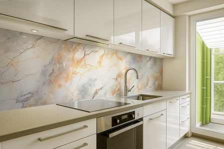 Küchenrückwand Marmoroptik