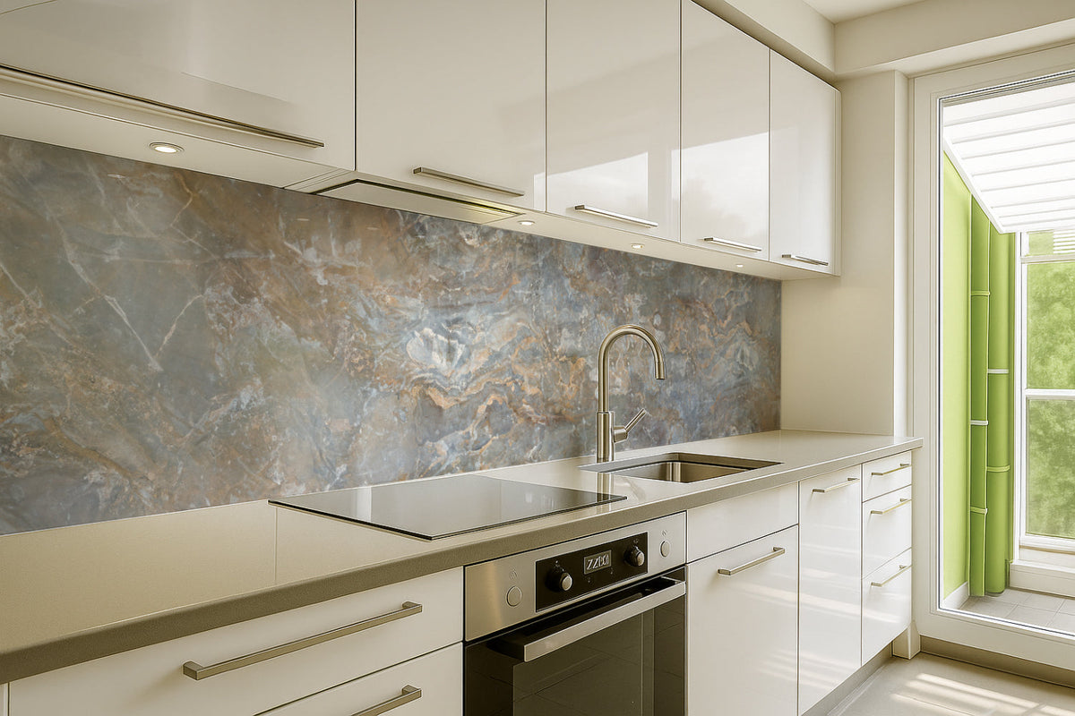Küchenrückwand Marmoroptik