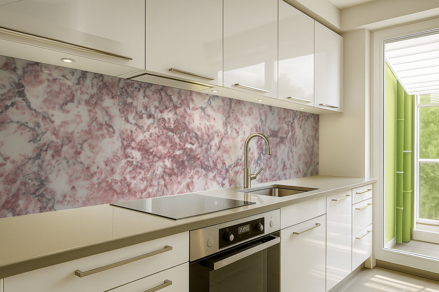 Küchenrückwand Marmoroptik