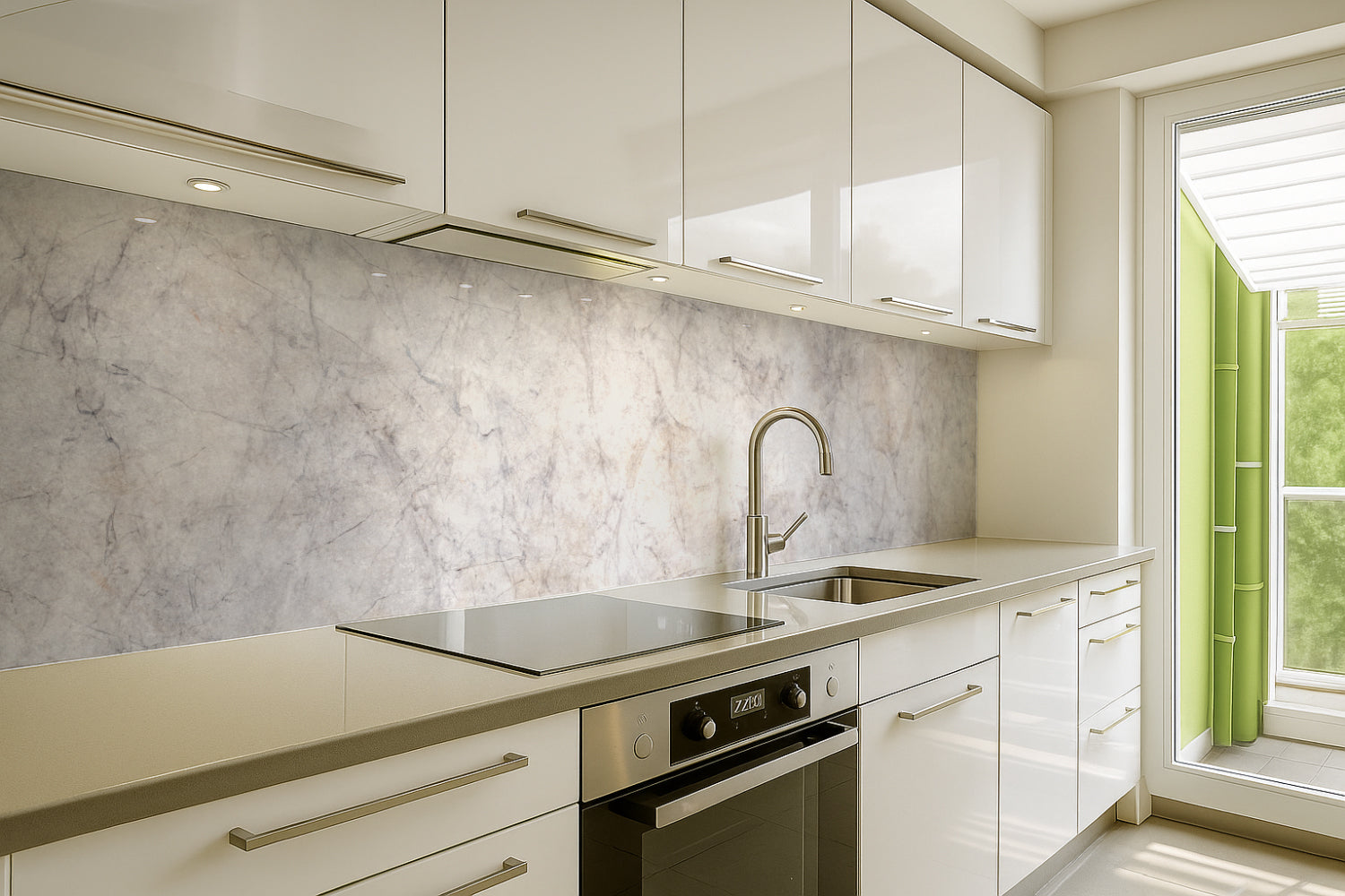 Küchenrückwand Marmoroptik