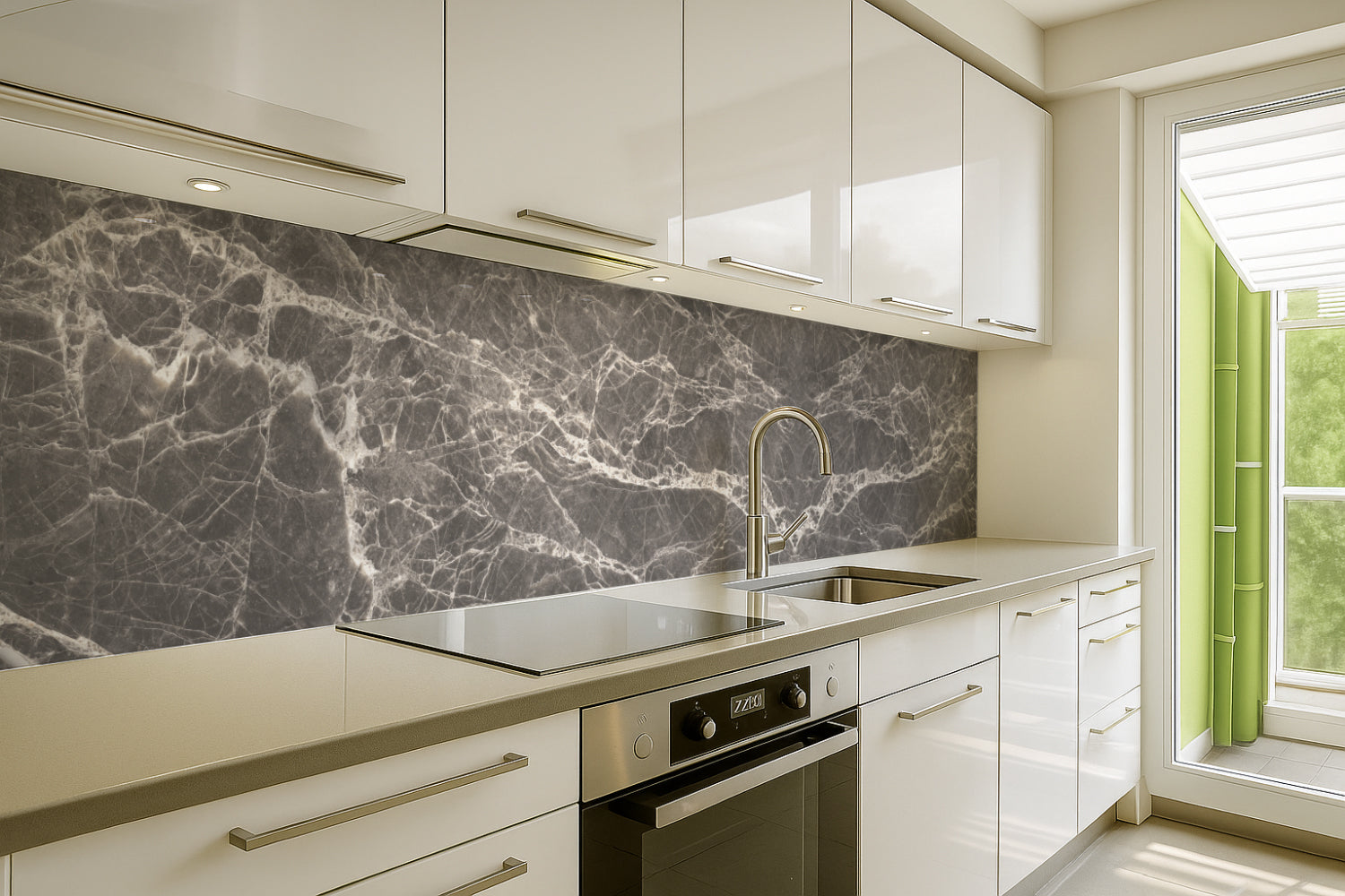 Küchenrückwand Marmoroptik